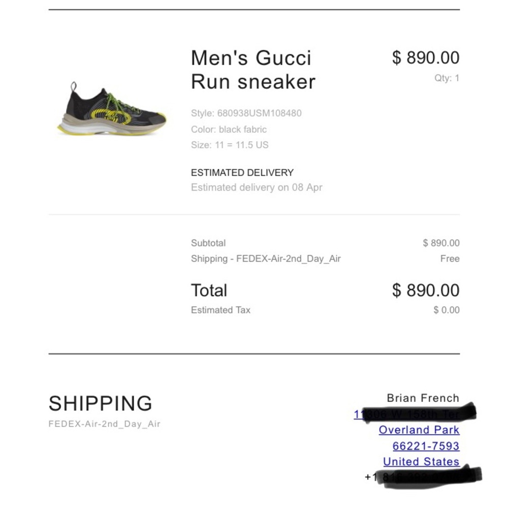 Men Gucci tennis shoes…never been worn! Brand new!! - Picture 4 of 5